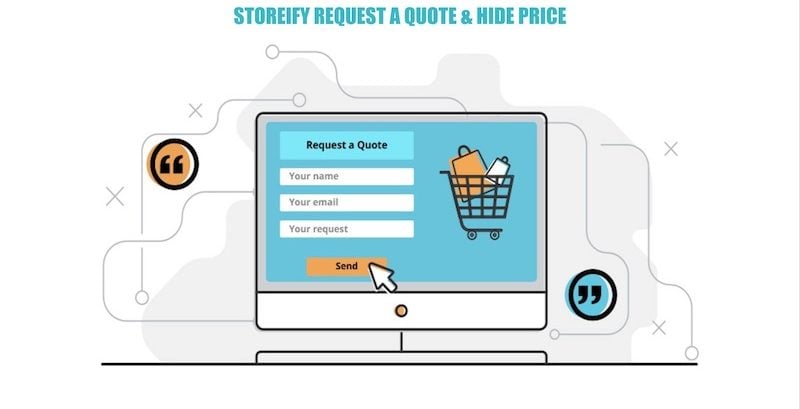 Storeify Request a Quote & Hide Price